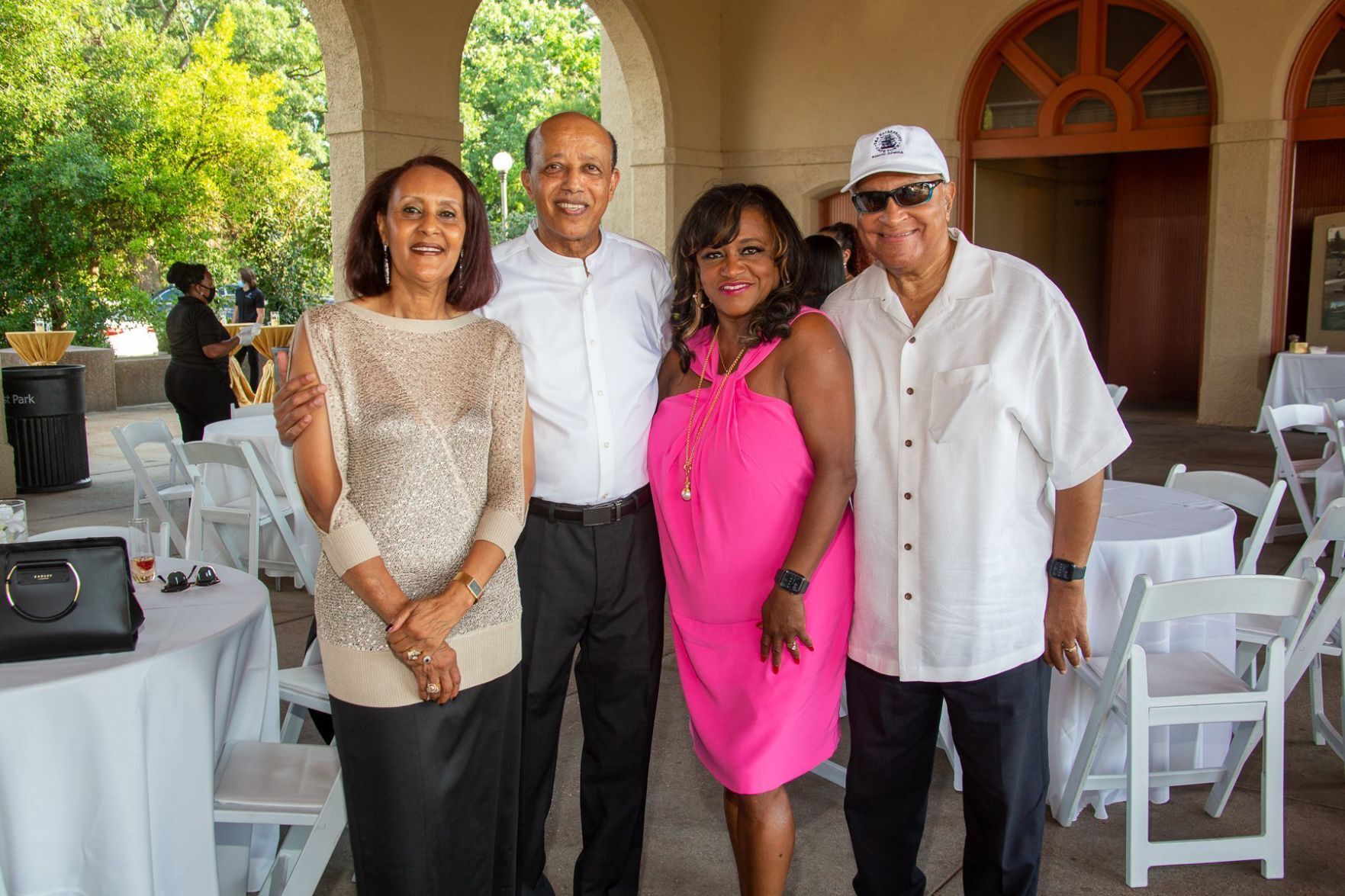 Zegee and Dr. Mulugheta Teferi, Emily and Richard Pitts